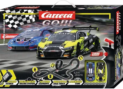 Produktbild von Carrera GO GT Super Challenge Autorennbahn-Starterset ab 6 Jahren