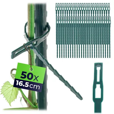 Produktbild von KADAX Kabelbinder zur Befestigung von Maststützen, 16,5cm, 50 Stück