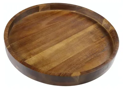 Obrázek produktu pro Omgoods – Servírovací prkénko z akácie, 35 cm, ideální pro podávání občerstvení