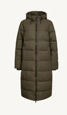 Produktbild von Nümph Nuarven Long Puffer Jacket Forest night 40