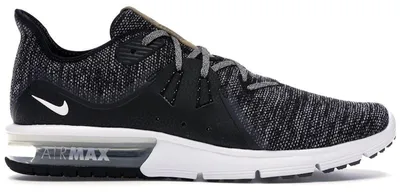 Produktbild von Nike Air Max Sequent 3 Black White-Dark Grey - EU 41