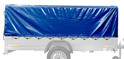 Produktbild von UNITRAILER Anhängerplane 264x125 cm Blau Hochplane 80 cm
