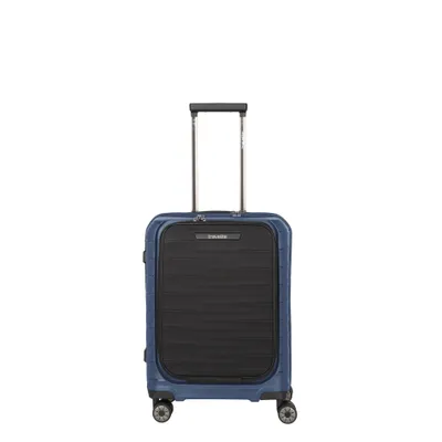 Image de Valise à roulettes Travelite MOOBY 4 roues avec poche avant, bleu marine
