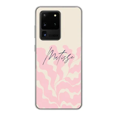 Produktbild von MuchoWow® Handyhülle Schutzhülle Hülle für Samsung Galaxy S20 Ultra Matisse - Blume - Abstrakt Silikon Softcase Handy Hülle - Karteninhaber