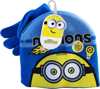Image de Ensemble bonnet et gants Minions The Rise Of Gru pour garçon hiver