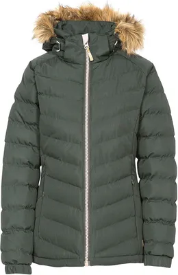 Image de Trespass Veste matelassée Nadina pour femme, imperméable TP4130 (S) (Vert olive)