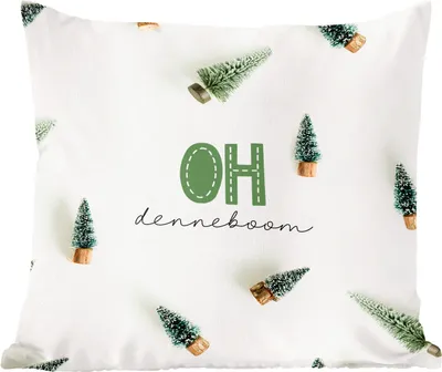Produktbild von MuchoWow® Zierkissen Sofakissen Wohnzimmer Dekokissen 45x45 cm Winter - Weihnachten - Tannenbaum - Schlafpolster - Polster für das Sofa