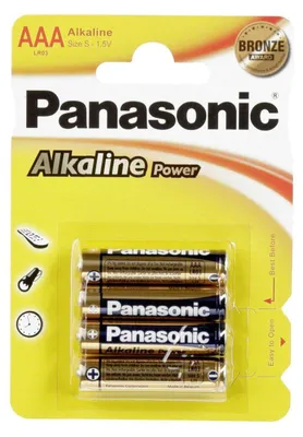 Immagine prodotto di PANASONIC batteria alcalinaPower4Micro Blister