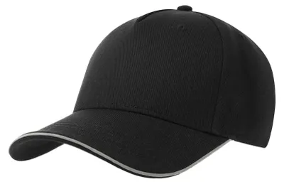 Produktbild von Atlantis Headwear - "Reflect-S" Kappe LT1373 (Einheitsgröße) (Schwarz)