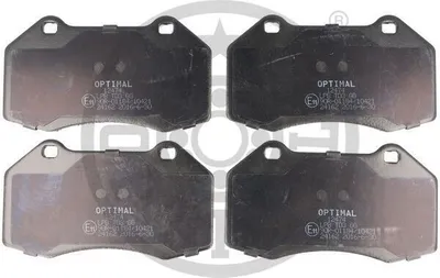 Produktbild von OPTIMAL Bremsbeläge Satz Vorne Bremsklötze für RENAULT Clio III Schrägheck (BR0/1, CR0/1) BP-12474