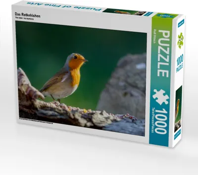 Produktbild von Calvendo Das Rotkehlchen 1000 Teile Puzzle quer 640x480mm, Pötsch Rolf; 7329399