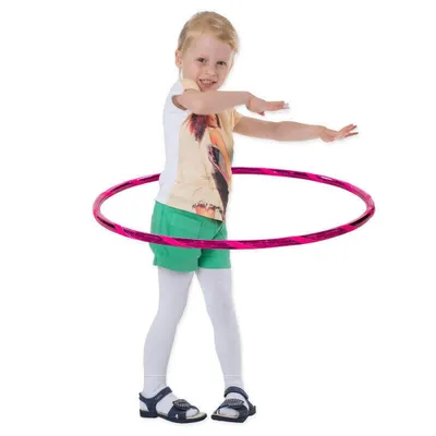 Zdjęcie produktu dla Hula-hoop dla dzieci Super Star, Ø70 cm, różowo-różowy