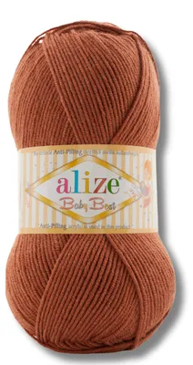 Imagen del producto de Alize 1x 100g Baby Best, hilo para bebé, antibolitas, color sólido, ideal para tejer a crochet o a dos agujas (572)