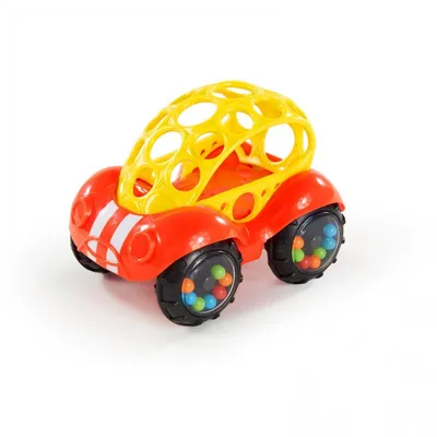 Immagine prodotto di Oball Rattle & Roll Buggy - macchinina con sonaglio per bambini a partire dai 3 mesi di età
