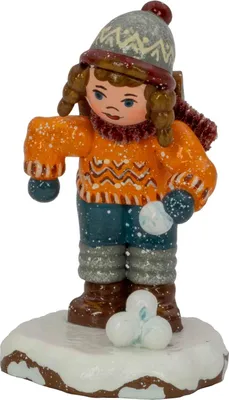 Produktbild von Winterkinder Schulmädchen (7cm) von Hubrig Volkskunst