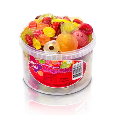 Immagine prodotto di Red Band Mega Mix con i più popolari gusti di gomma alla frutta 1300g