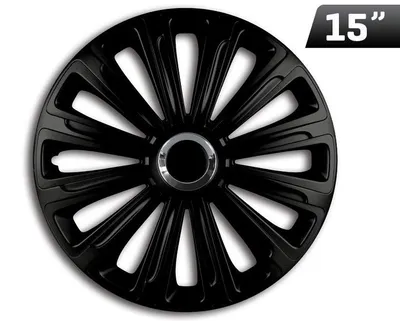 Productafbeelding van Trend RC zwarte wieldeksels, 15 inch, 4 stuks.