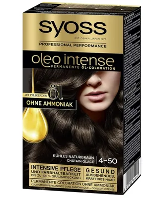 Produktbild von SYOSS Oleo Intense Permanent Oil Coloration 4-50 Cool Natural Brown 115ml