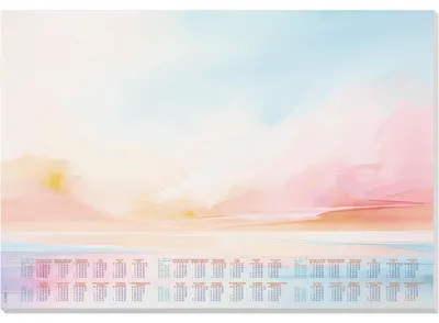 Produktbild von Schreibunterlage Magic Sunset 3-Jahres-Kalendarium 595x410mm 30 Blatt Packung mit 5 Stück