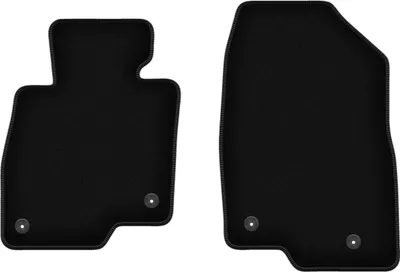 Zdjęcie produktu dla Wielganizator dywaniki welurowe przednie do Mazda 3 III (BM) hatchback, sedan (2013-) - czarne dywaniki samochodowe BASIC komplet (2 szt.)