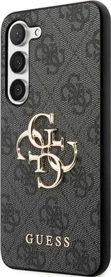 Produktbild von Guess 4G Big Metal Logo Hülle Für Samsung Galaxy S23 Fe - Grau