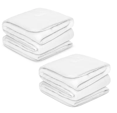 Immagine prodotto di Piumone 140 x 200 coperta coperta per dormire - piumone estivo set piumone leggero: 2 x piumone bianco