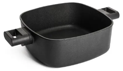 Produktbild von Woll, Eco Logic Induktion, Gussbräter, viereckig, 24 x 24 cm, 10,5 cm hoch, 4,3 Liter