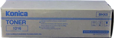 Produktbild von Konica Toner BHX5 Schwarz für Konica 1216