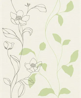 Produktbild von Rasch Vliestapete 804621 Selection blumen grün 10,05 x 0,53 m