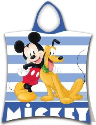 Productafbeelding van Mickey poncho Pluto 50 x 115 cm