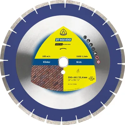 Produktbild von Klingspor DT 900KHX Diamanttrennscheiben, 300 x 2,8 x 35 mm 21 Segmente 40 x 2,8 x 12 mm, Engverzahnt