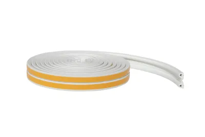 Produktbild von Gummidichtung PREMIUM P-Profile, 6 m, selbstklebend, weiß