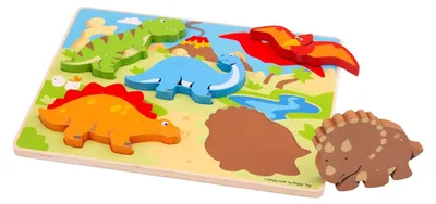 Produktbild von Bigjigs Toys Einlegepuzzle Dinosaurier