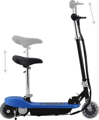 Produktbild von vidaXL E-Scooter mit Sitz 120 W Blau