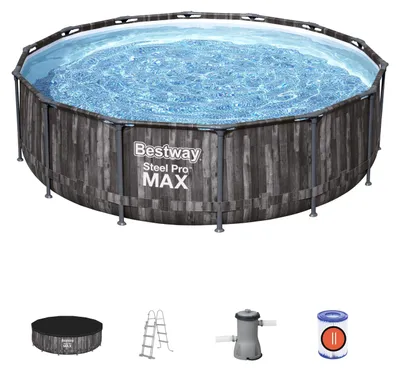 Immagine prodotto di Piscina con struttura rotonda Steel Pro MAX 427x107 cm Bestway 5614Z