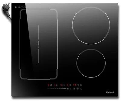 Induktionskochfeld 60 cm, 4 Platten, Flexzonen, Boost, Timer