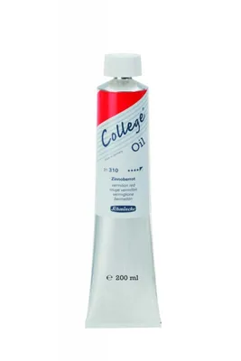 Schmincke 200ml College Öl Zinnoberrot Ölfarbe 31 310 015