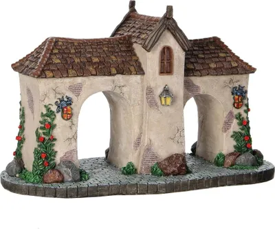 Produktbild von Edelman Luville Efteling Doornroosje-Tor Weihnachtshaus Weihnachtsfigur 22x13x14 cm