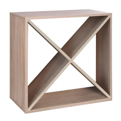 Produktbild von Weinregal 60 cm, Modul X-CUBE, Eiche natur, Holz