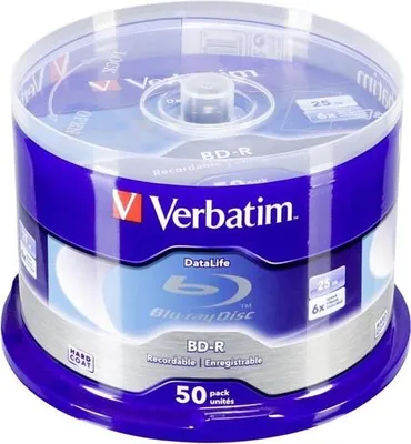 Immagine prodotto di Verbatim BD-R 43838 da 50 pezzi