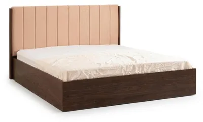 Immagine prodotto di Set per camera da letto marrone, comprendente letto e comodini, in stile moderno e design ricercato