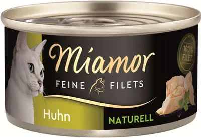 Produktbild von Miamor - Feine Filets Natur Dose 24x80g | Huhn Pur