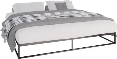 Obrázok produktu pre Kovová posteľ Scala - 200x200, v25,5 cm - Čierna