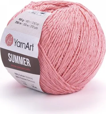 Produktbild von Yarn Art Summer 10 Light Red Strickgarn