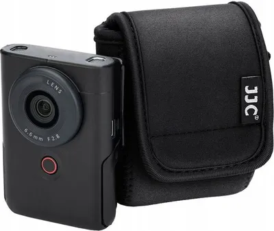 Zdjęcie produktu dla JJC OC-V10, Etui zamykane, Canon, PowerShot V10, Pasek na ramię, Czarny