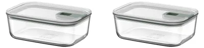 Produktbild von Mepal - Glasbehälter mit deckel Set 2 teilig EasyClip - 2 l - Nordic sage