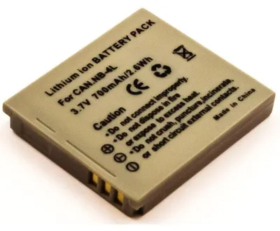 Produktbild von Akku für Canon PC1591 Li-Ion 3,7 Volt 750 mAh grau