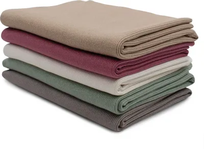 Produktbild von 5 Stück 0,25m Jersey-Stoff 95% Baumwolle, elastisch, bunt