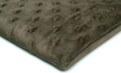 Obrázok produktu pre Minkee Fleece Knit s reliéfom hviezdy Cappuccino 50 x 155 cm