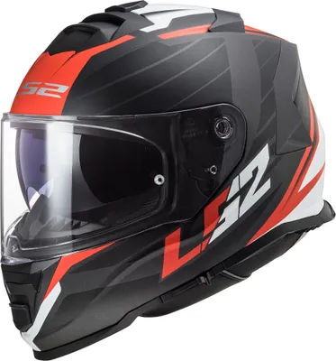 Image de LS2 FF800 Storm casque intégral Nerve noir mat / rouge XXL